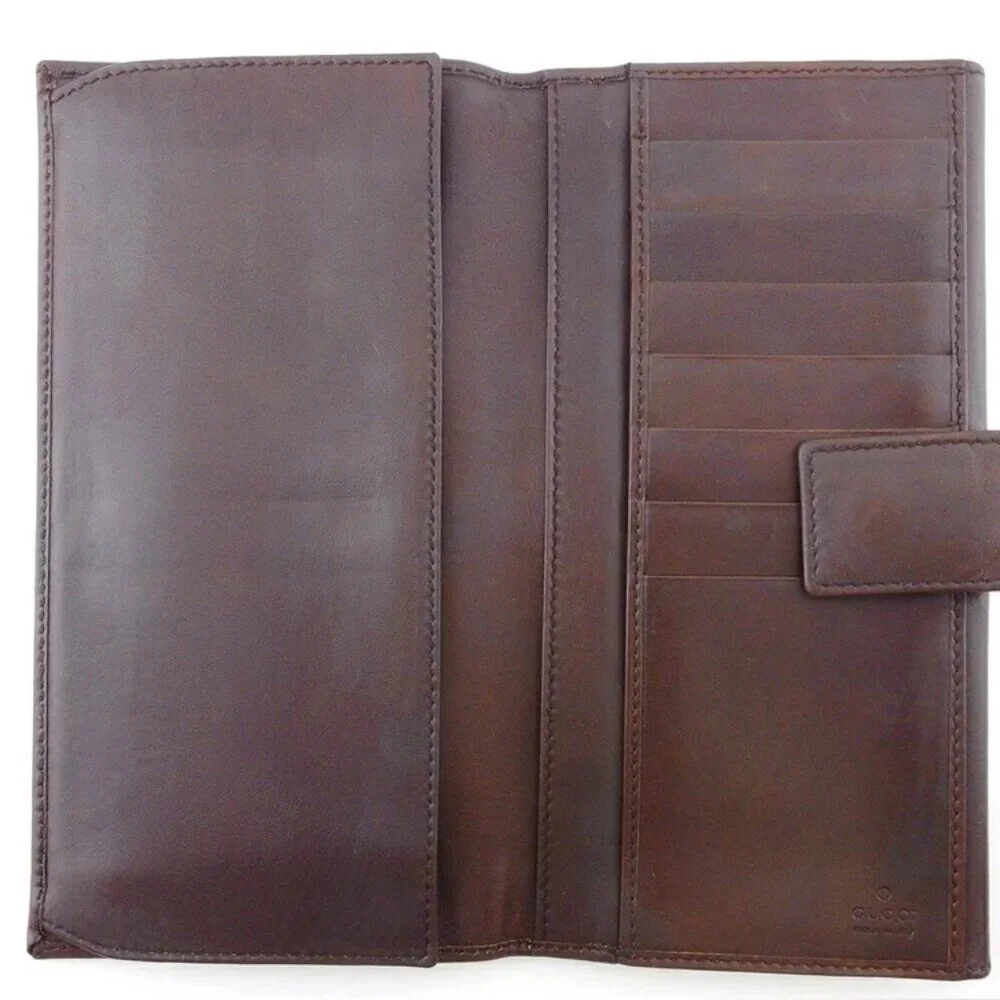 GUCCI Purse Brown gold Women 115085 Authentic secondhand - Picture 3 of 9